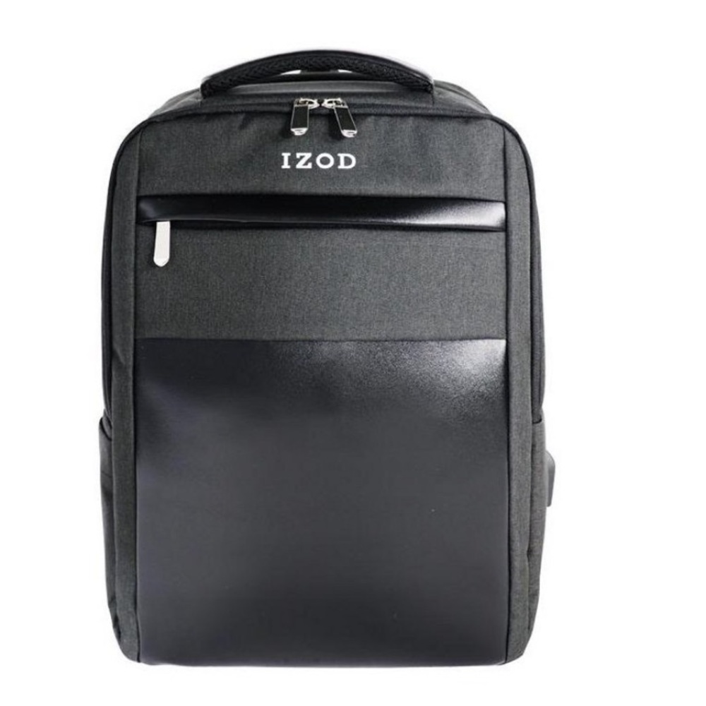 IZOD Penn Business Travel Slim Durable USB Port Laptop Notebook Backpack